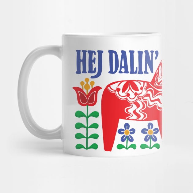 Swedish Dala Horse by Woah there Pickle